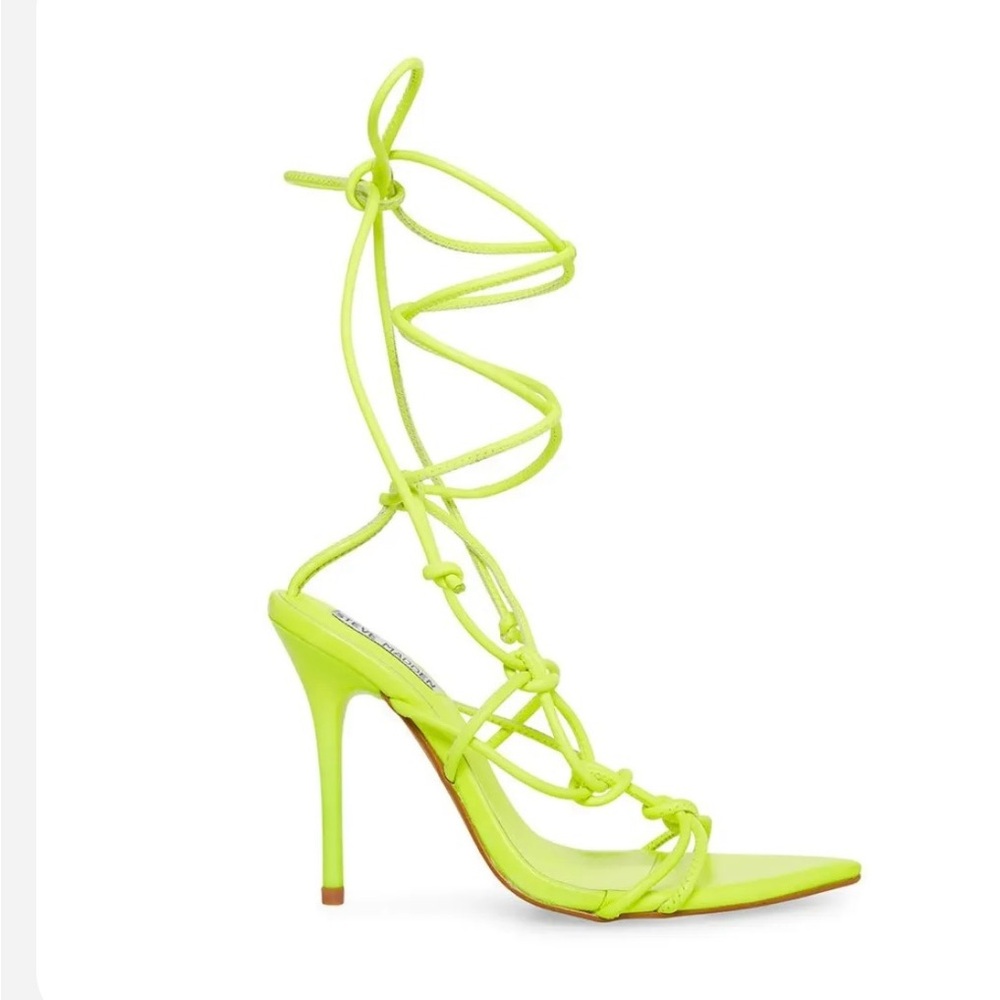 Steve Madden Neon Green Strappy Heels